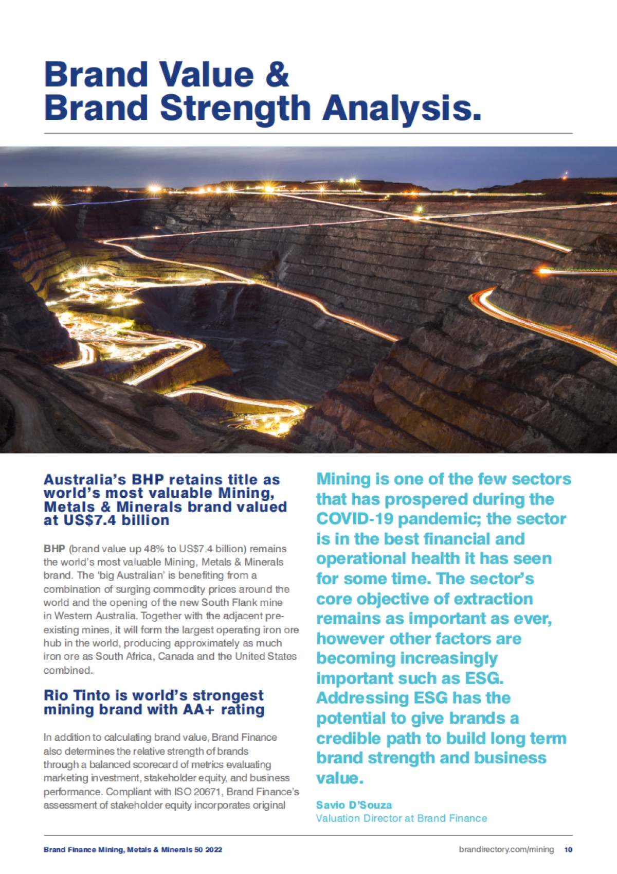 Brand Finance：2022年采矿、金属和矿产品牌50强_第10页