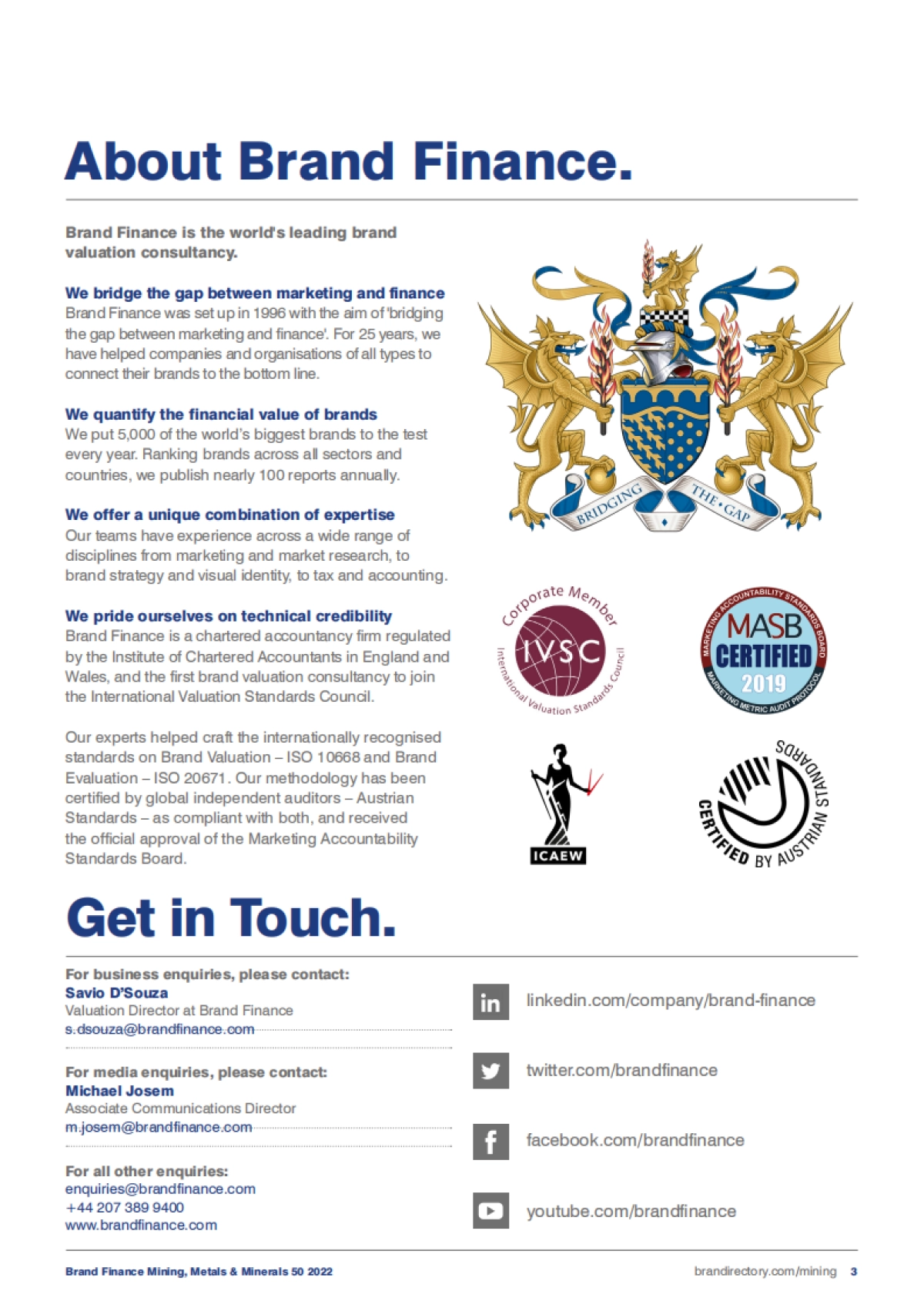 Brand Finance：2022年采矿、金属和矿产品牌50强_第3页