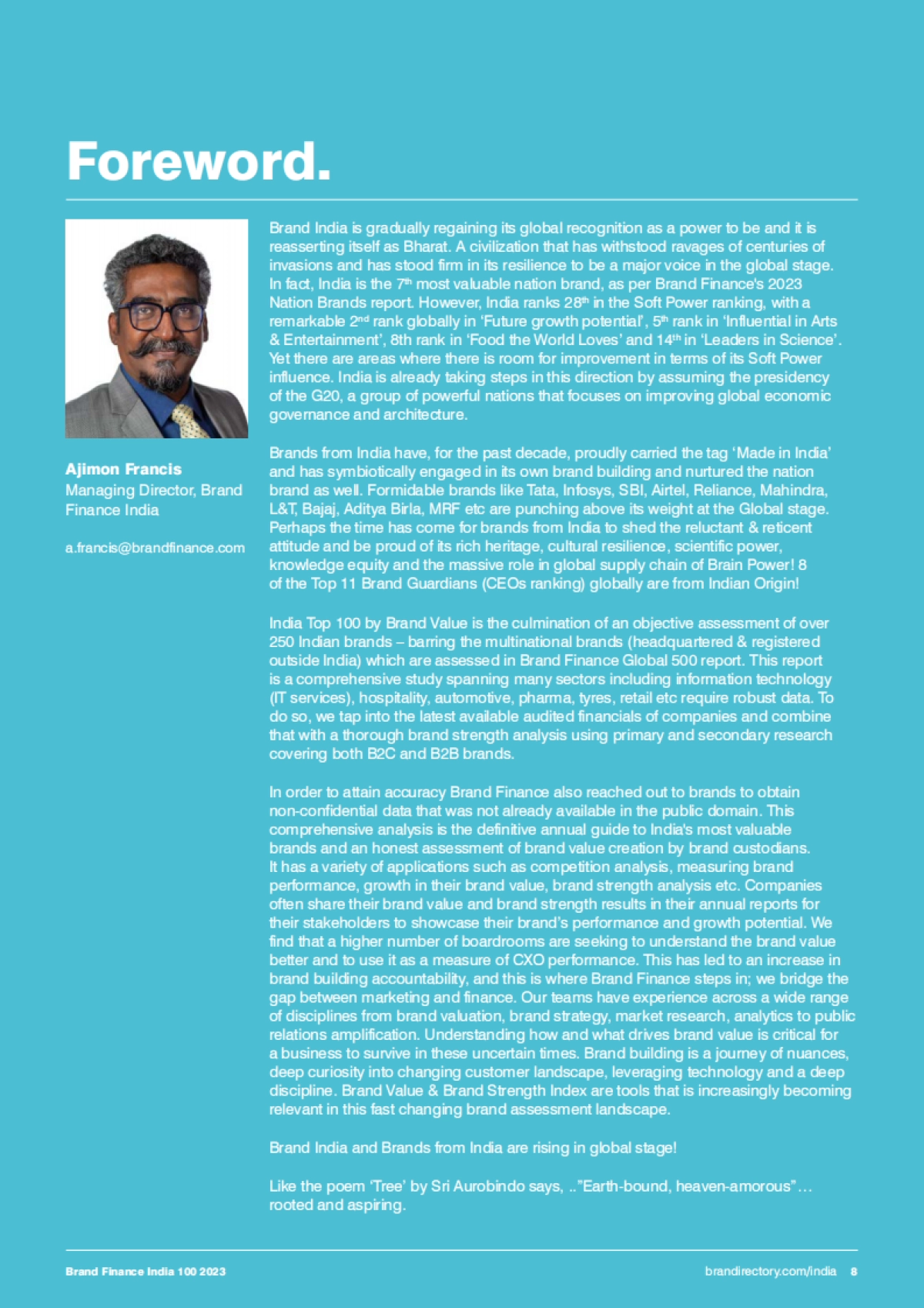Brand Finance：2023年印度品牌100强（英文）_第8页