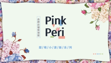 Pink Peri家居服装品牌店铺策划