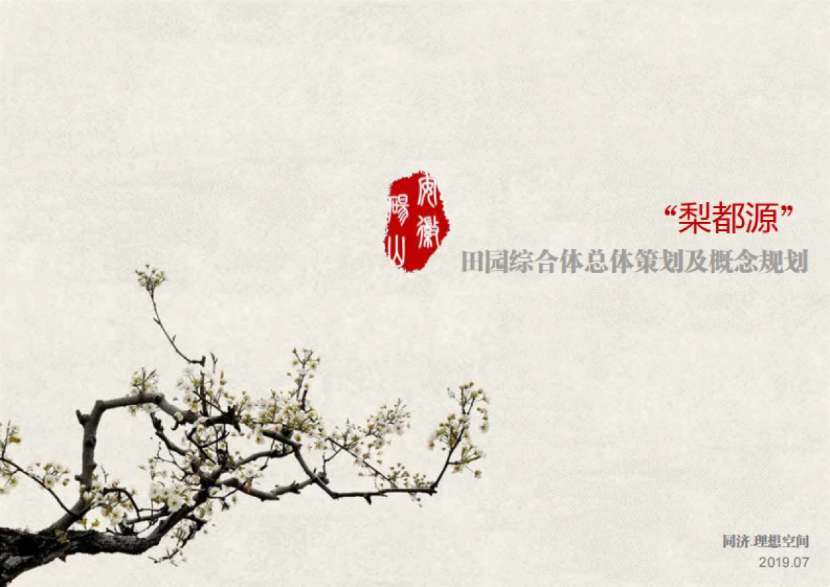 安徽世界梨都田园综合体总体策划及概念规划（同济）_第1页