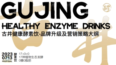 古井健康酵素饮品牌升级及营销策略大纲