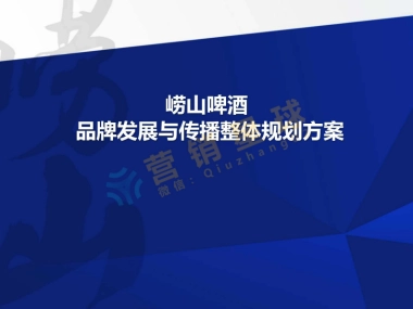 崂山品牌发展方案