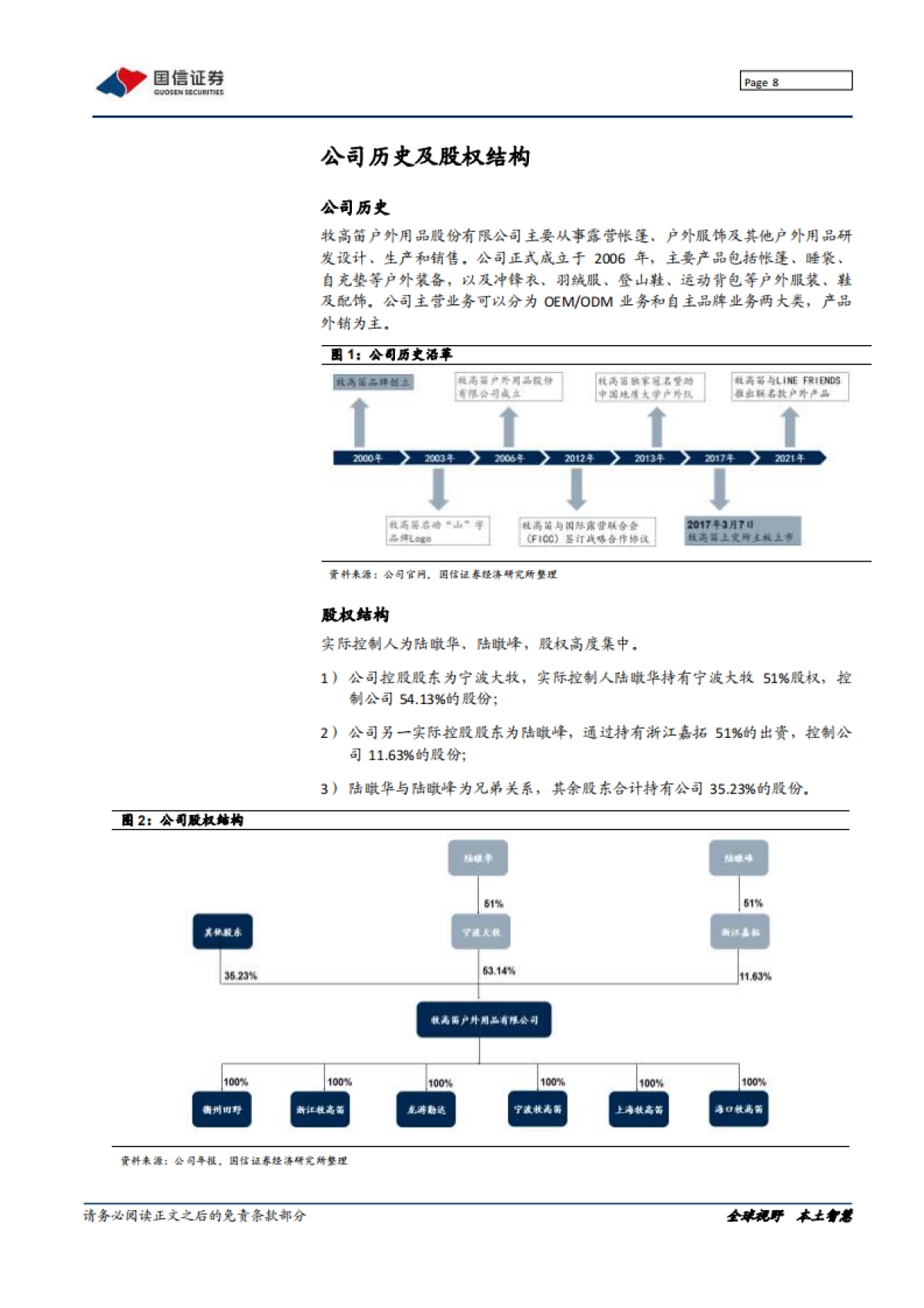 牧高笛：露营渗透加速，关注品牌拐点-国信证券-33页_第8页