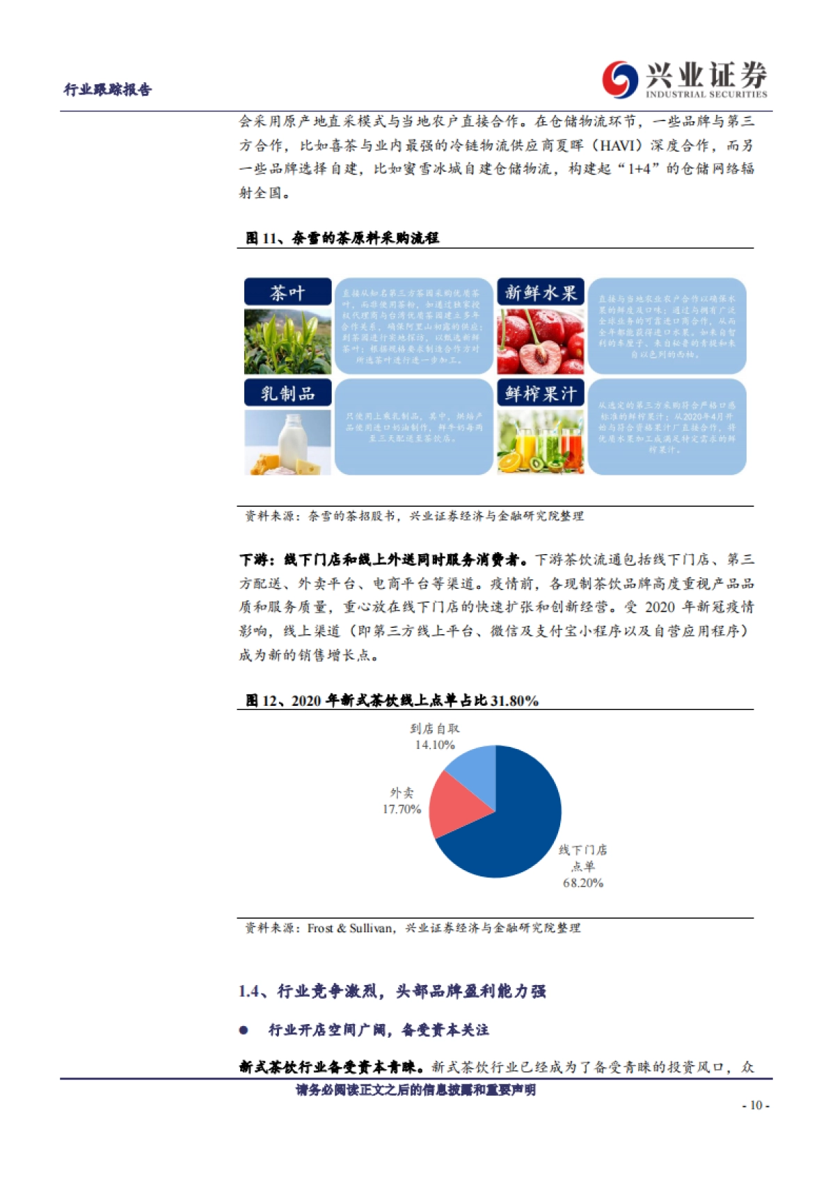 社会服务行业：新式茶饮迎风起，龙头品牌各领风骚-兴业证券_第10页