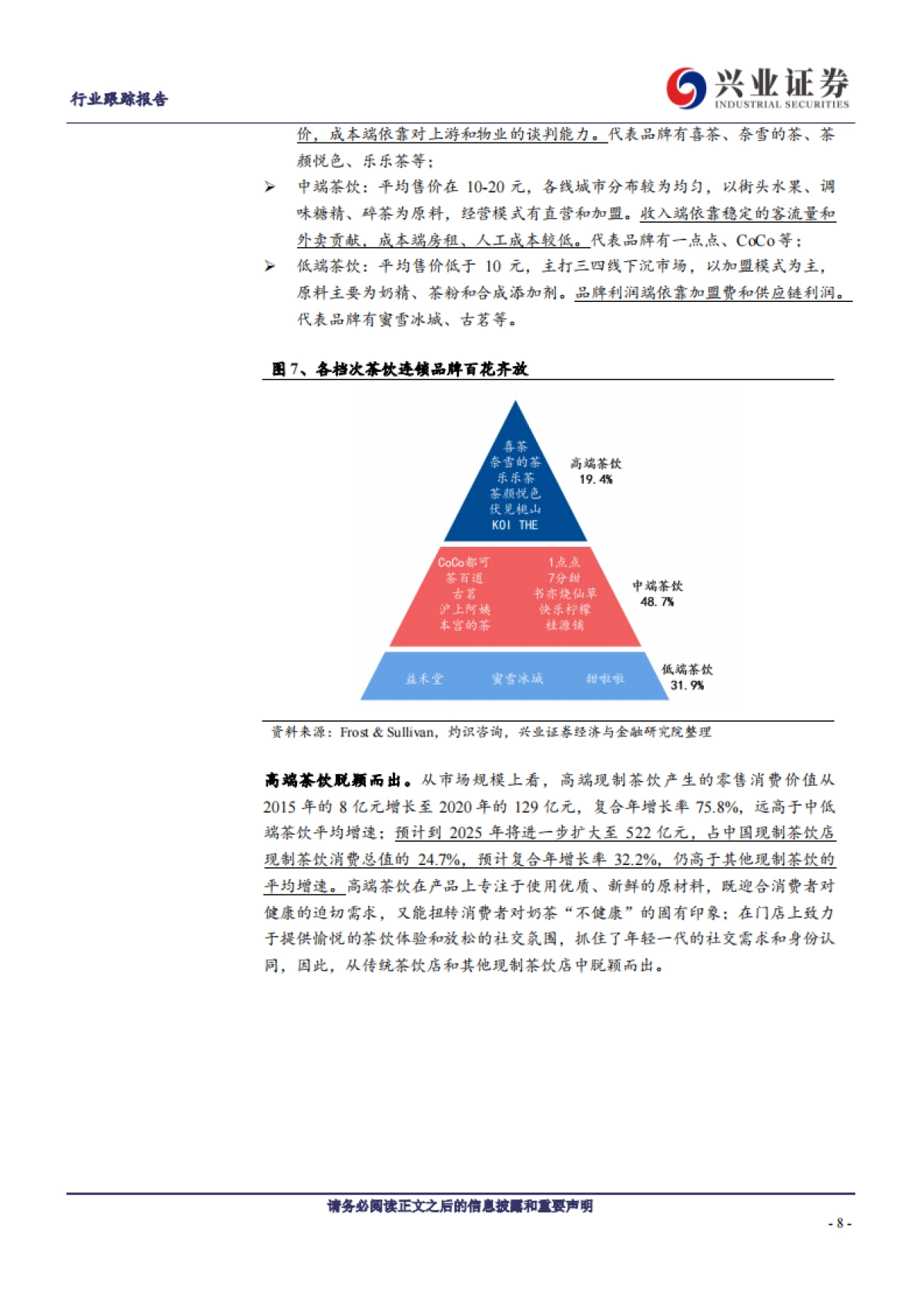 社会服务行业：新式茶饮迎风起，龙头品牌各领风骚-兴业证券_第8页