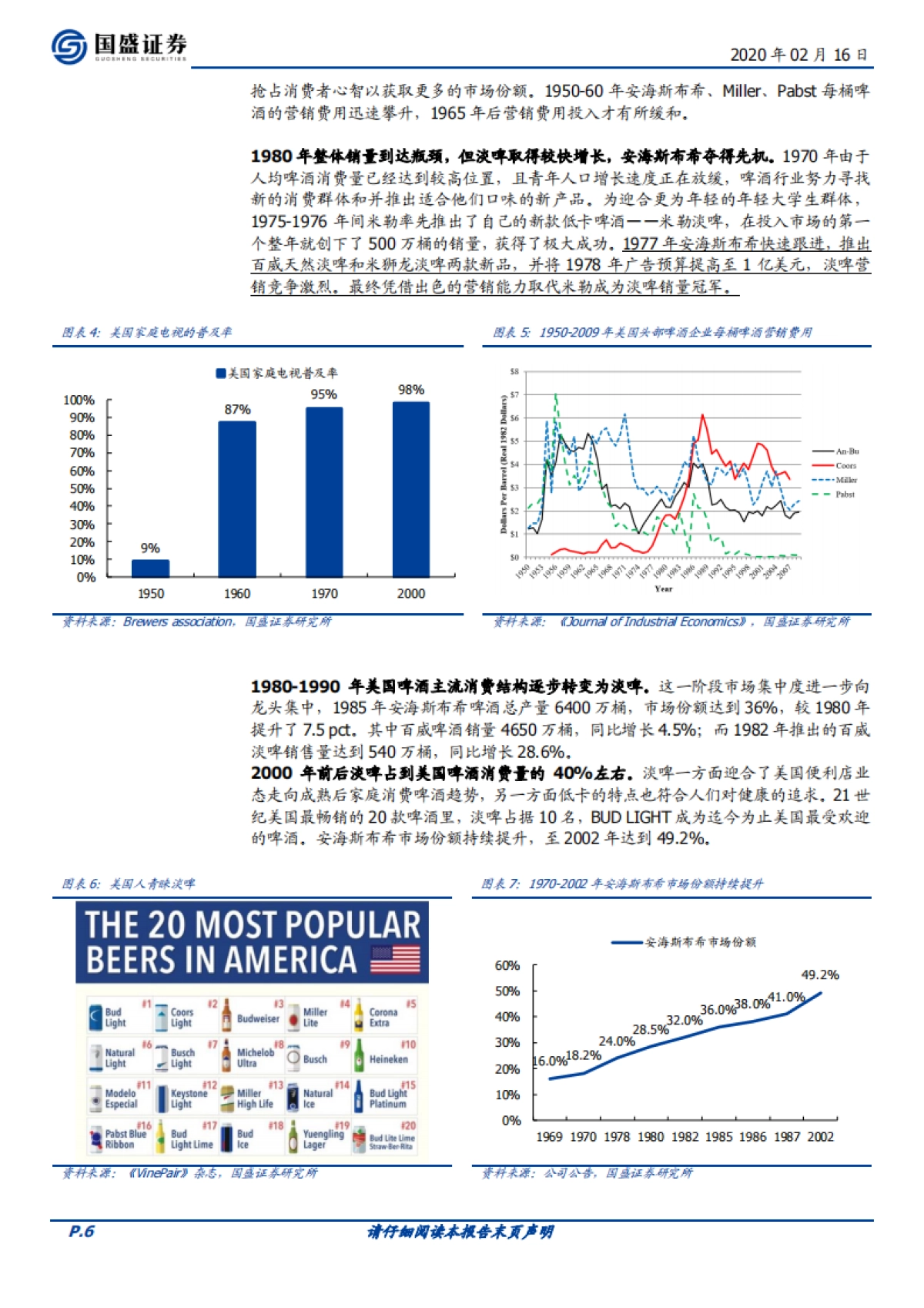 食品饮料本周专题：海外啤酒品牌在中国系列之百威英博_第6页