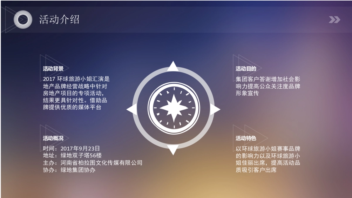 2017绿地集团环球旅游小姐汇演策划案_第3页