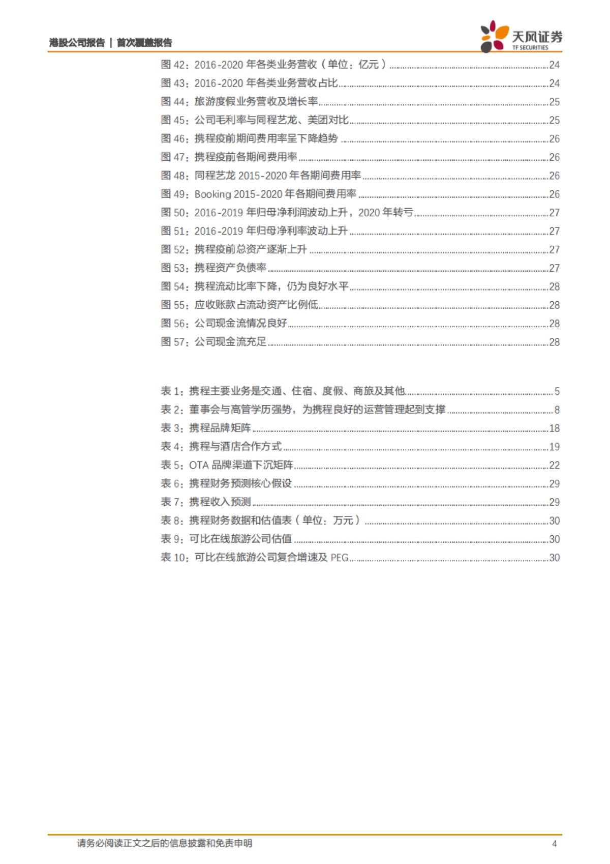 携程集团:“携”品牌优势引领复苏,“程”平台东风放眼全球-天风证券-32页_第4页