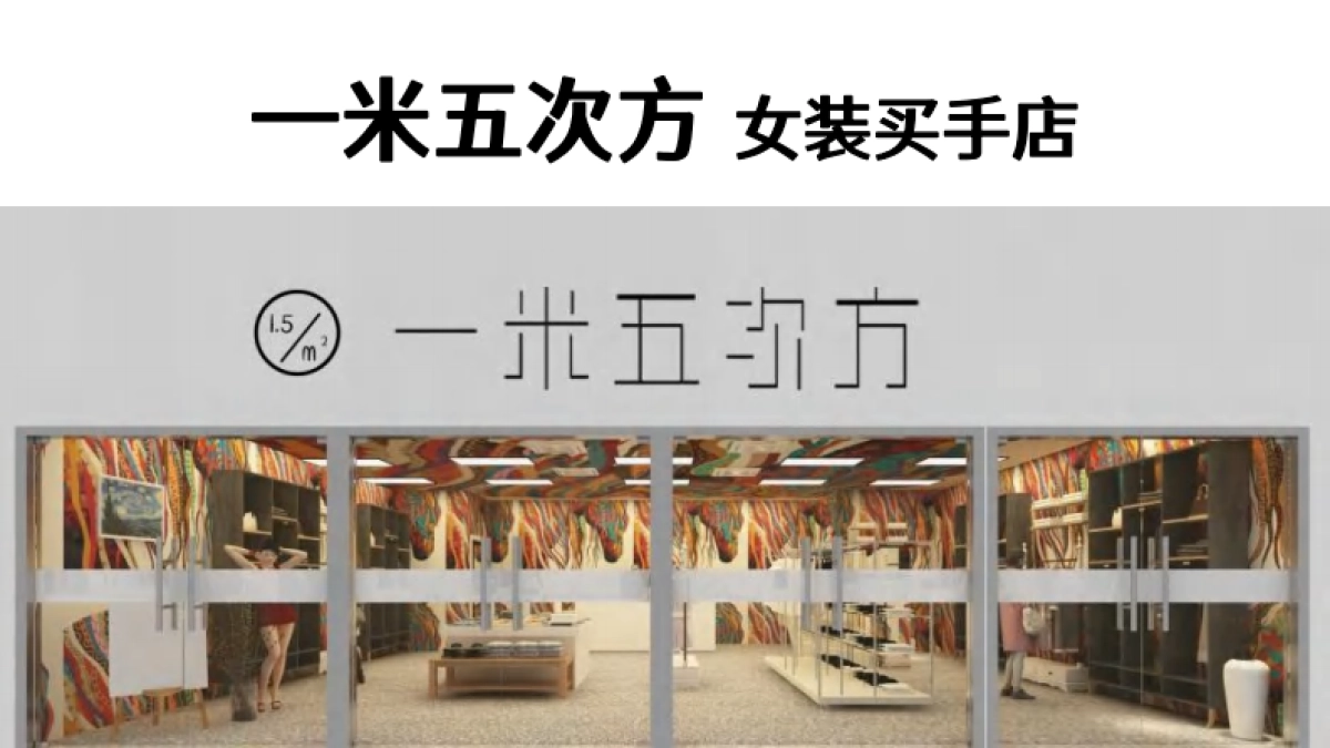 一米五次方女装品牌店铺规划_第1页