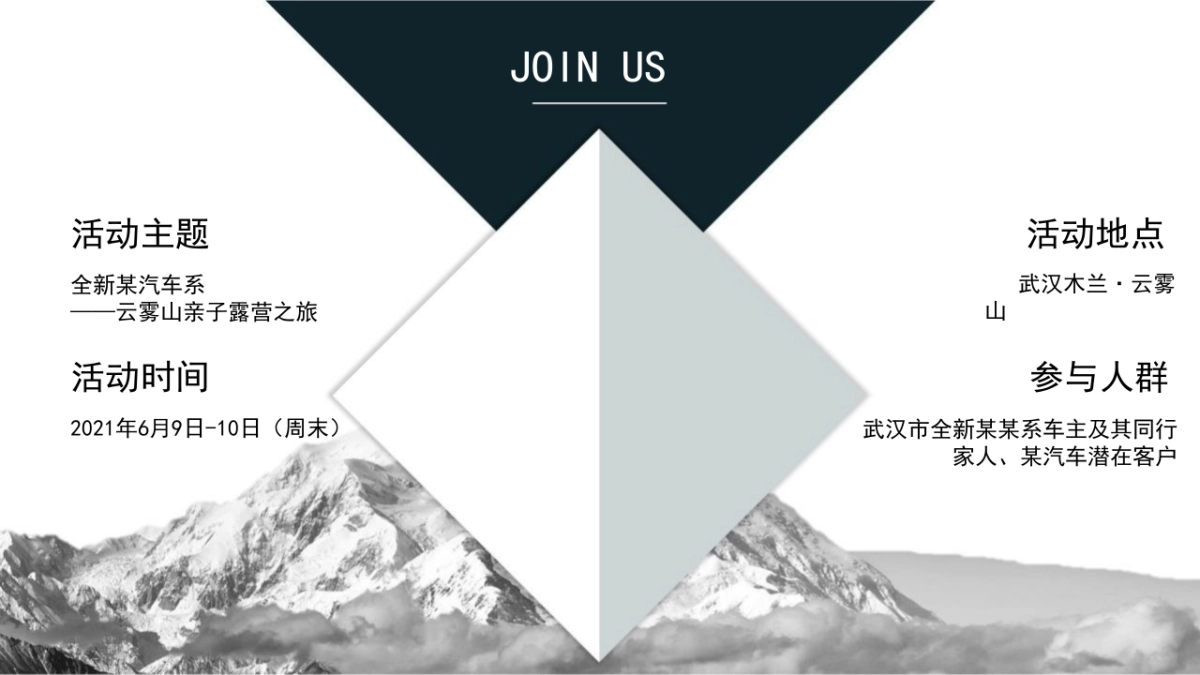 2021云雾山亲子露营之旅汽车品牌新品上市暨亲子活动策划方案_第4页