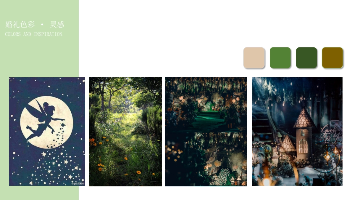 2022简约白绿色森系风童话风婚礼策划方案_第7页
