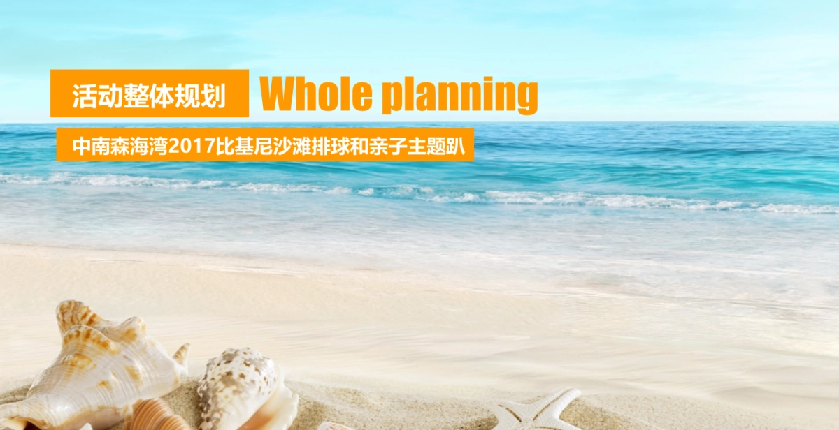 2017中南森海湾比基尼沙滩排球和亲子主题趴策划案_第3页
