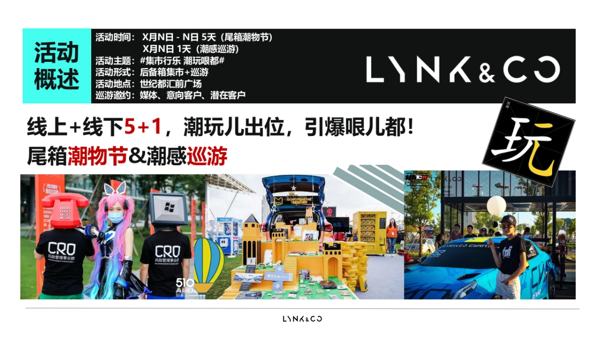2021领克汽车品牌尾箱潮物节&巡游（集市行乐 潮玩哏都主题）活动策划方案_第4页