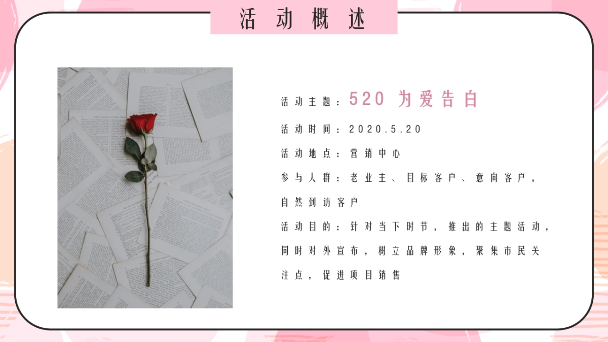 2021品牌日「520 为爱告白主题」活动策划方案_第8页