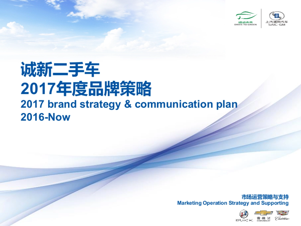 诚新二手车2017年度品牌策略_第1页