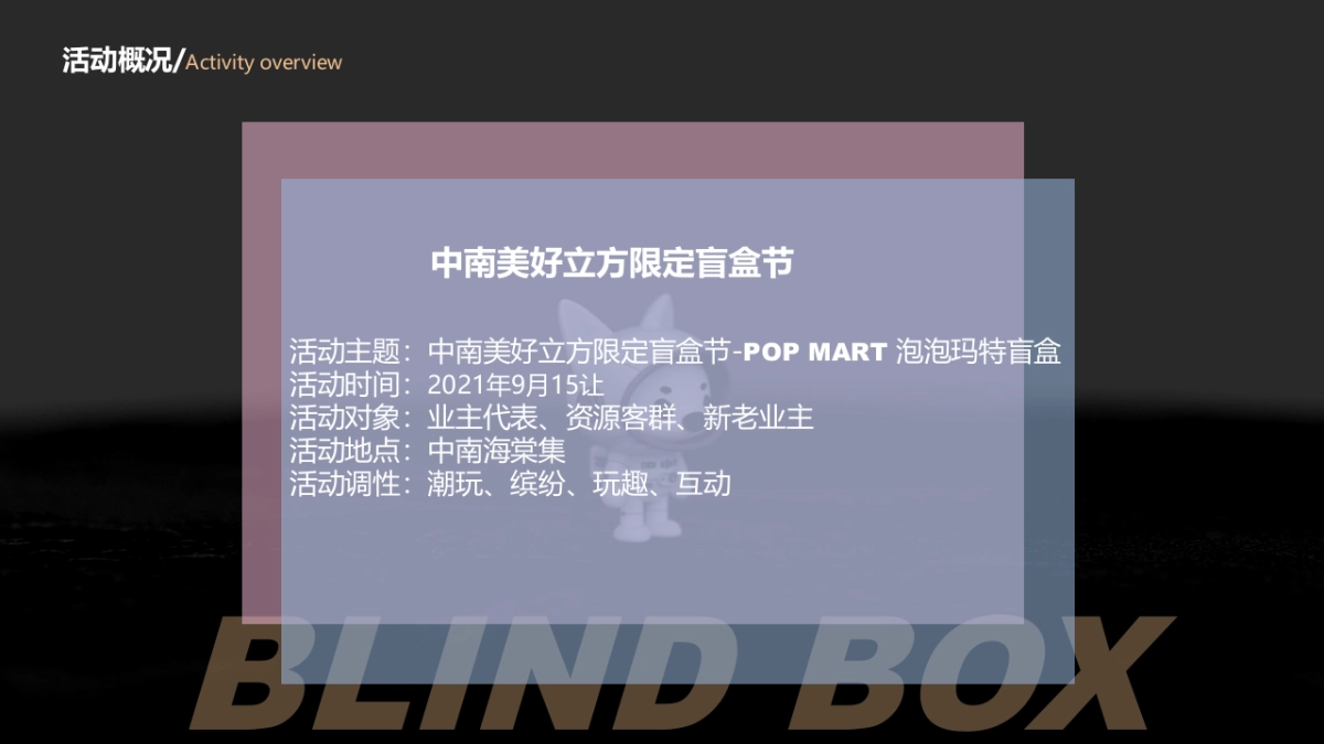 中南海棠集美好立方品牌体验日（美好立方限定盲盒节主题）活动策划方案-54P_第7页