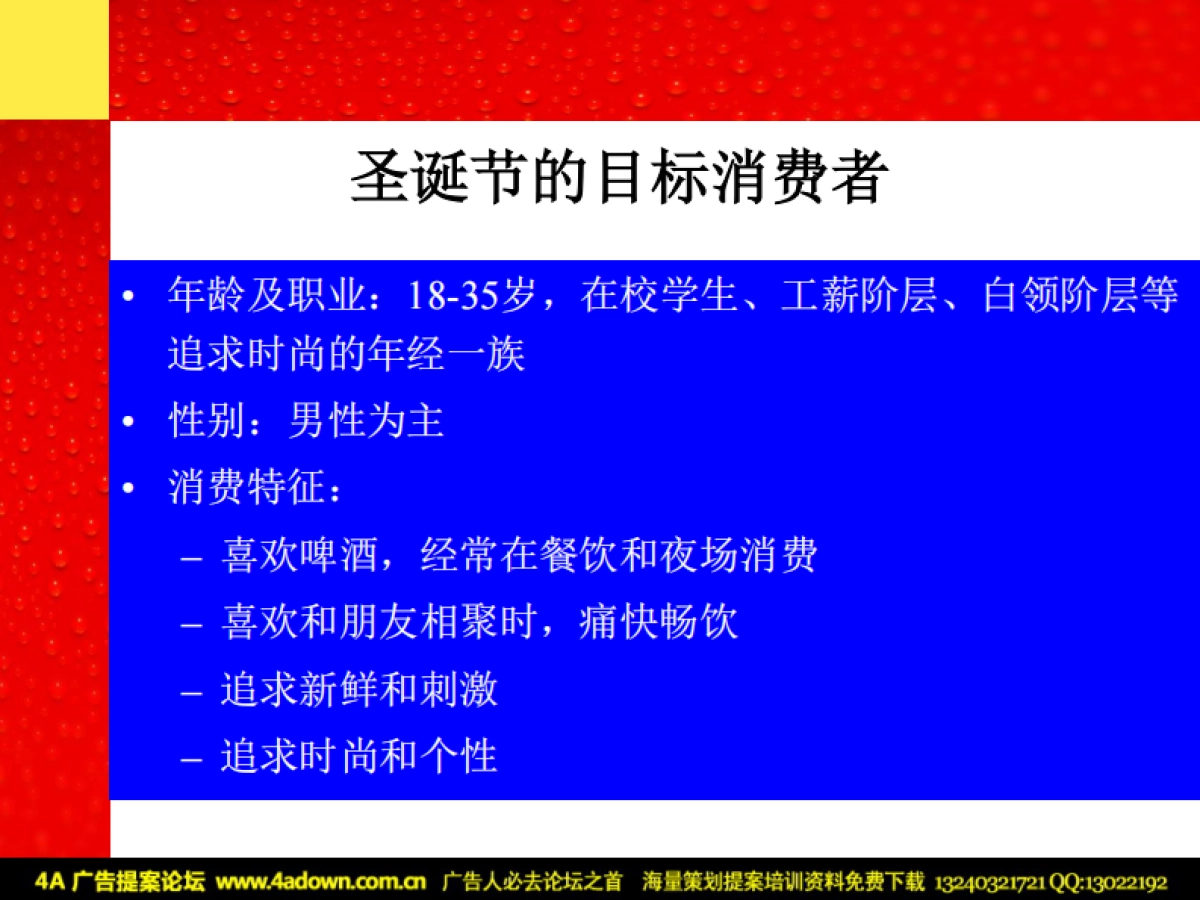 2004惠泉啤酒圣诞节推广方案-74P_第8页