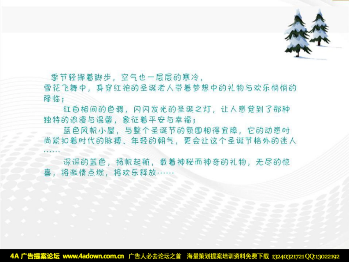 2008百事可乐蓝色风帆圣诞节活动方案-60p_第3页