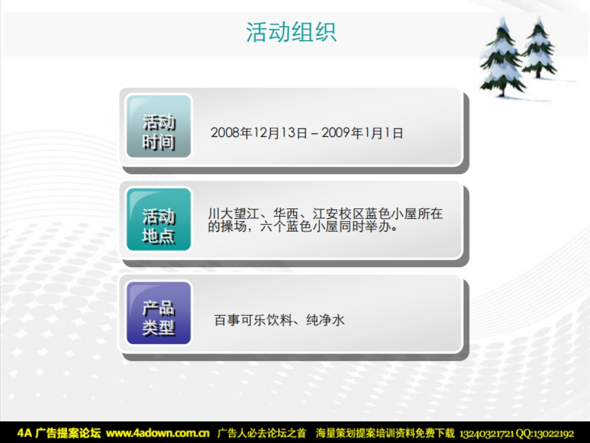 2008百事可乐蓝色风帆圣诞节活动方案-60p_第9页