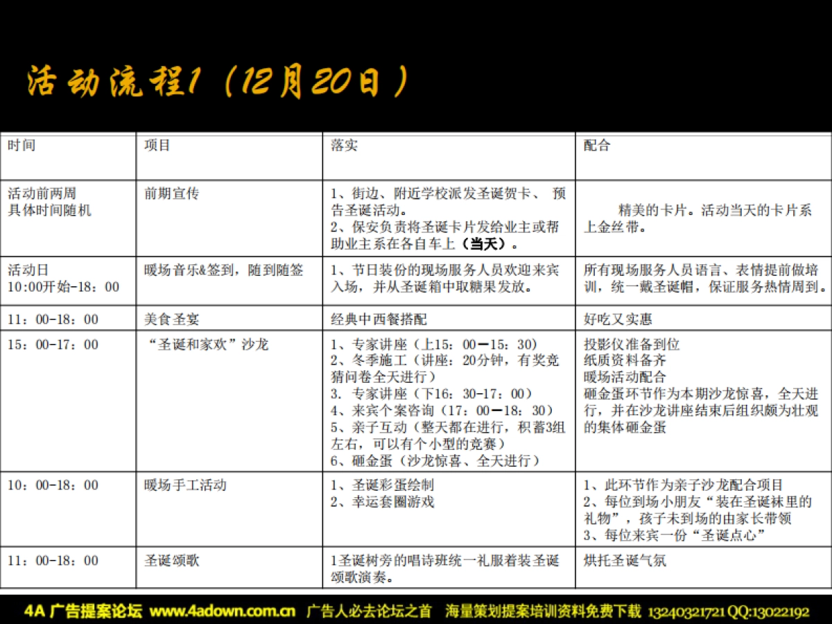 2009西府颐园圣诞节暖场活动方案-31P_第5页
