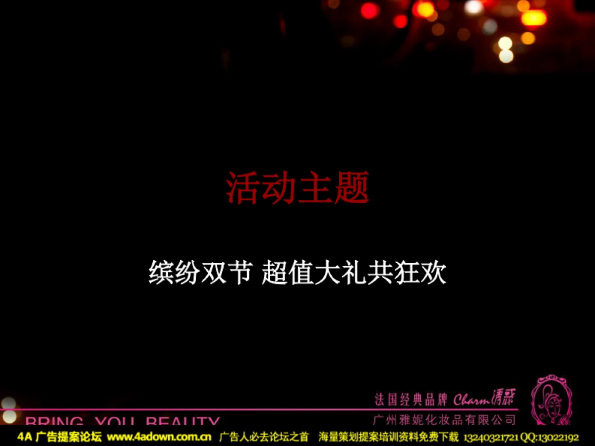 2010诱惑彩妆圣诞元旦促销方案-19P_第3页