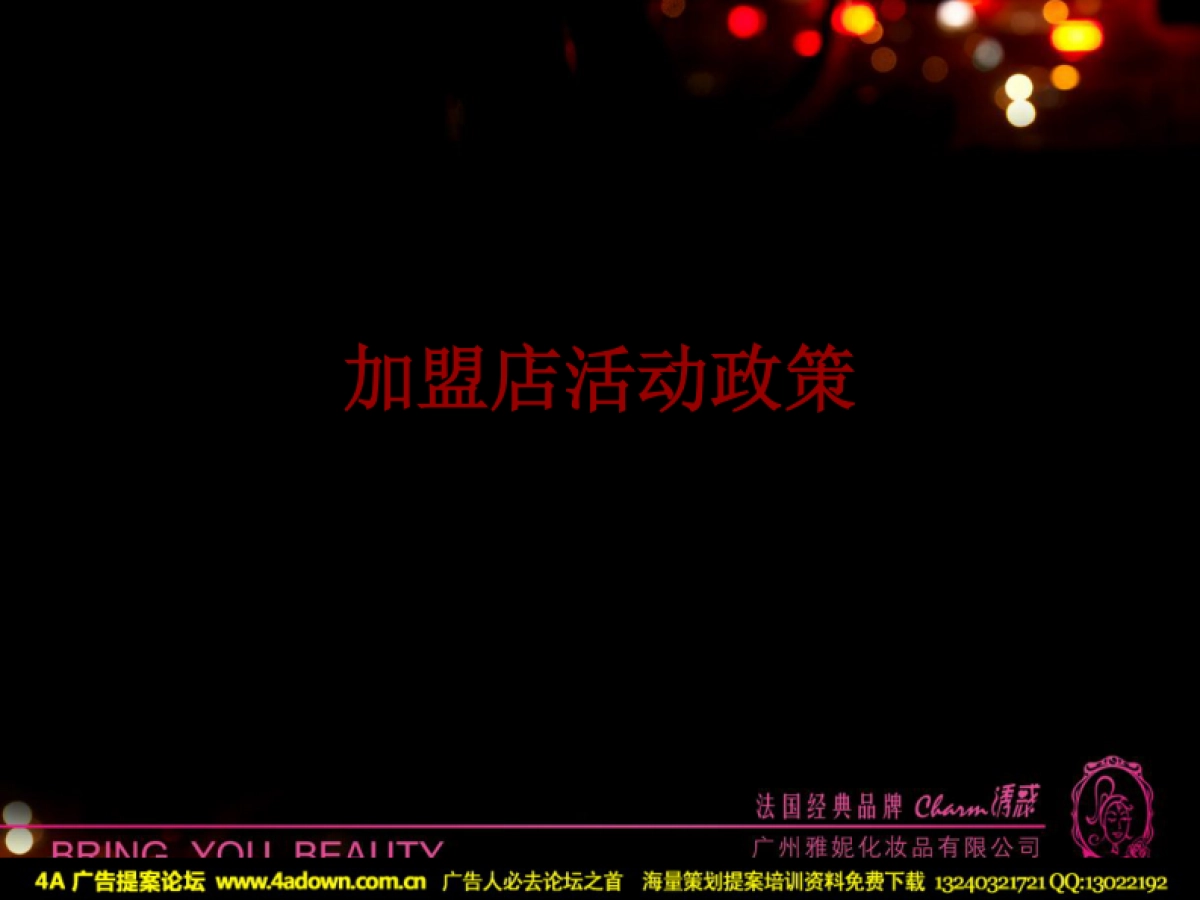 2010诱惑彩妆圣诞元旦促销方案-19P_第9页