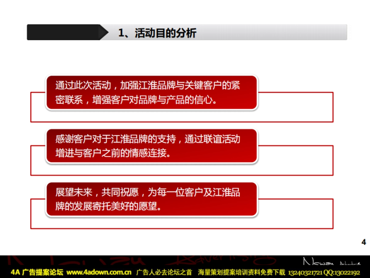 2012江淮汽车关键客户圣诞答谢会策划方案_第4页