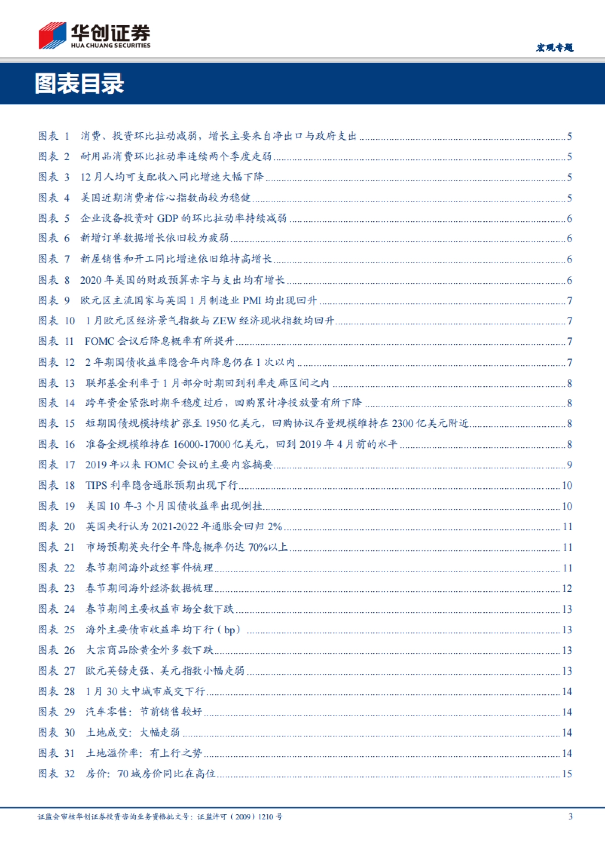春节海外回顾&每周经济观察：经济分化，货币观望，资产避险-华创证券_第3页