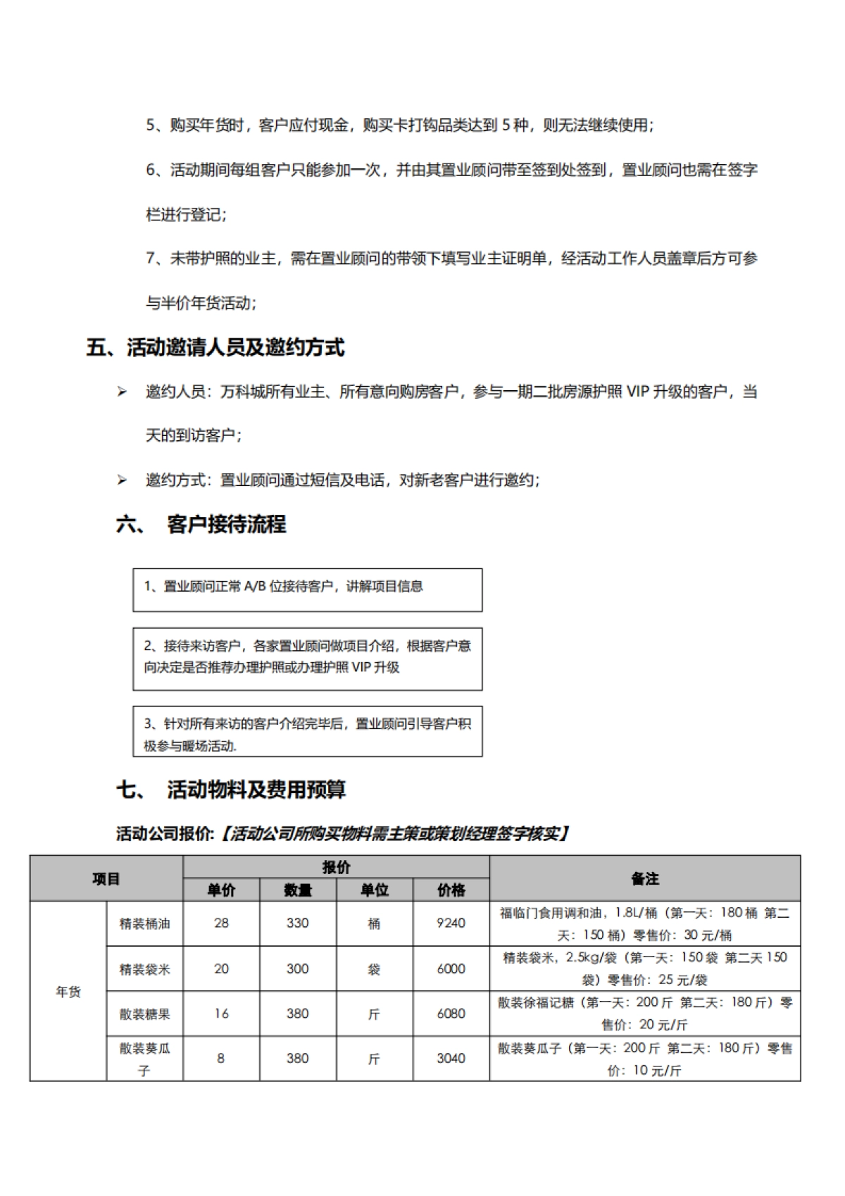 万科城半价年货春节周末暖场活动方案_第2页