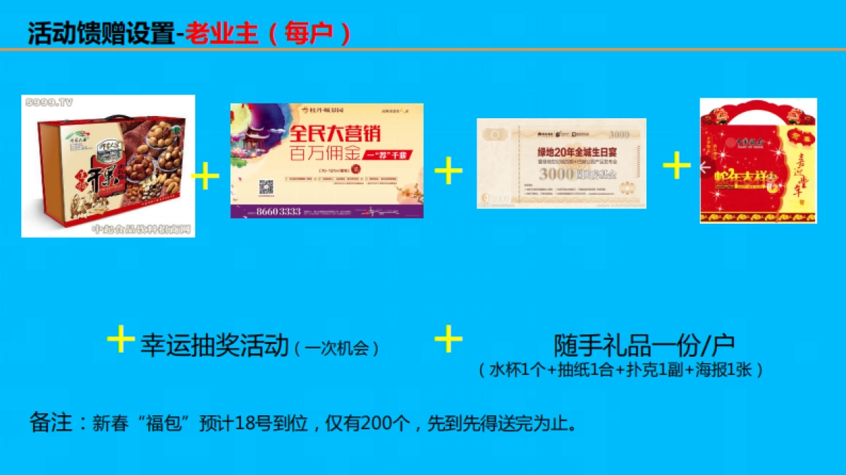 禹王 西湾国际新春老业主感恩活动方案_第10页