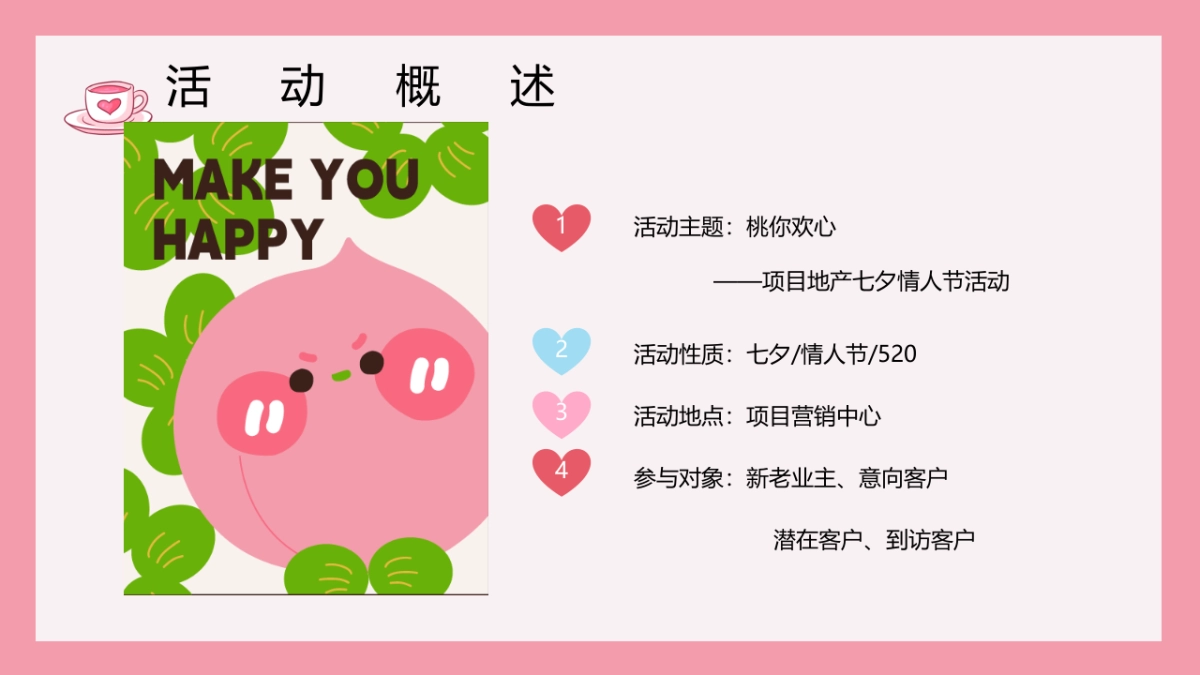 “桃你欢心”520七夕情人节桃子主题暖场活动方案_第5页
