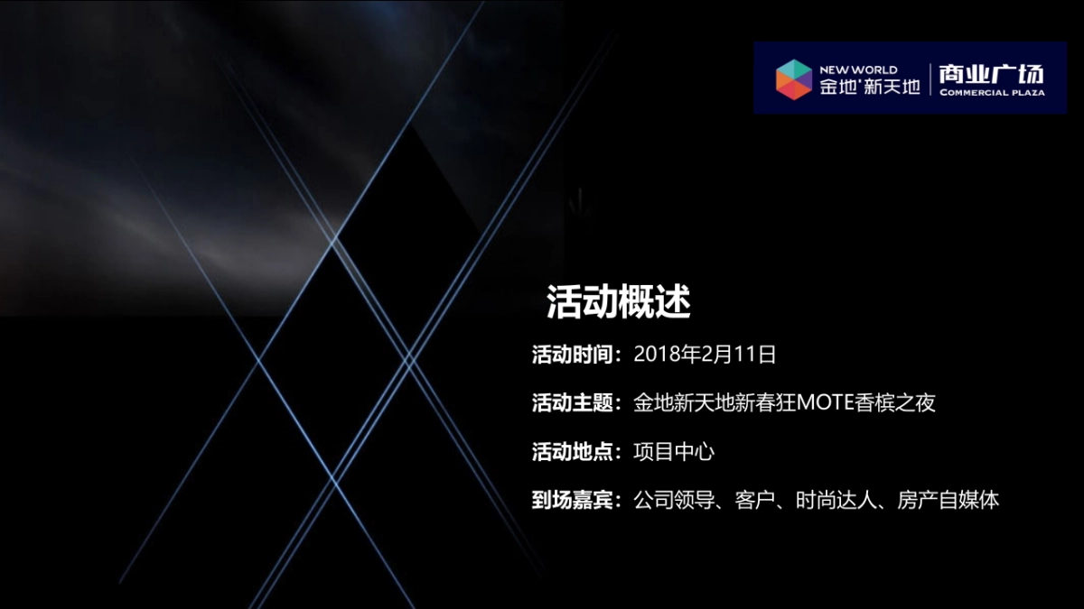 2018金地新天地新春狂MOTE香槟之夜酒会策划案_第4页
