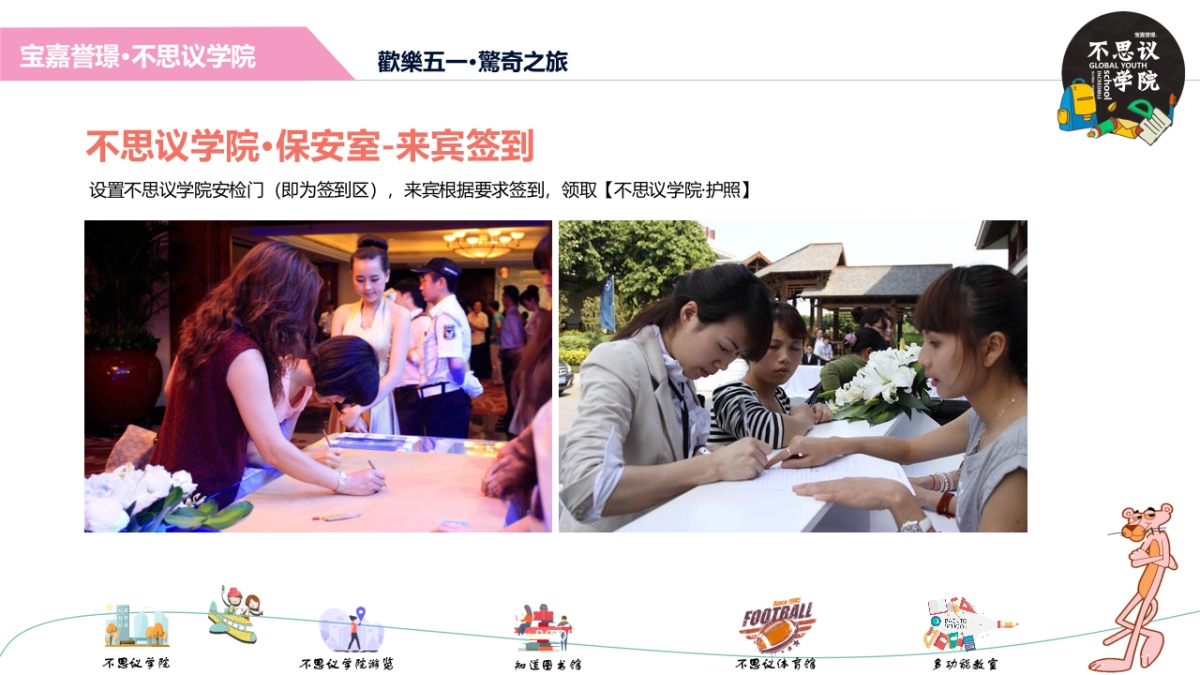 2019宝嘉誉璟五一奇幻之旅【不思议学院】活动策划案_第8页
