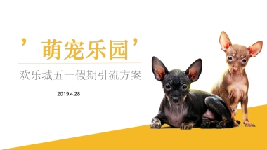 2019常德欢乐城五一假期萌宠引流方案