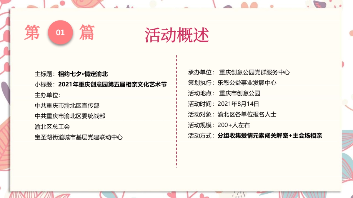 2021创意公园第五届相亲文化艺术节“相约七夕·情定渝北”活动策划方案_第10页