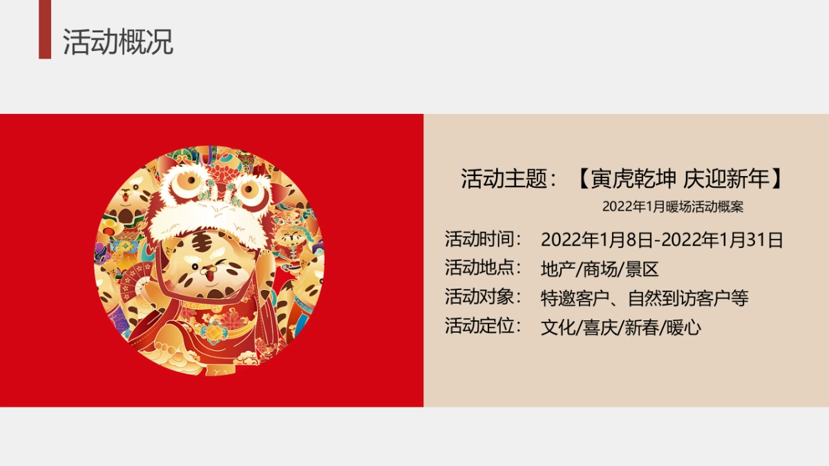 2022新春1月系列暖场（寅虎乾坤 庆迎新年主题）活动方案_第6页