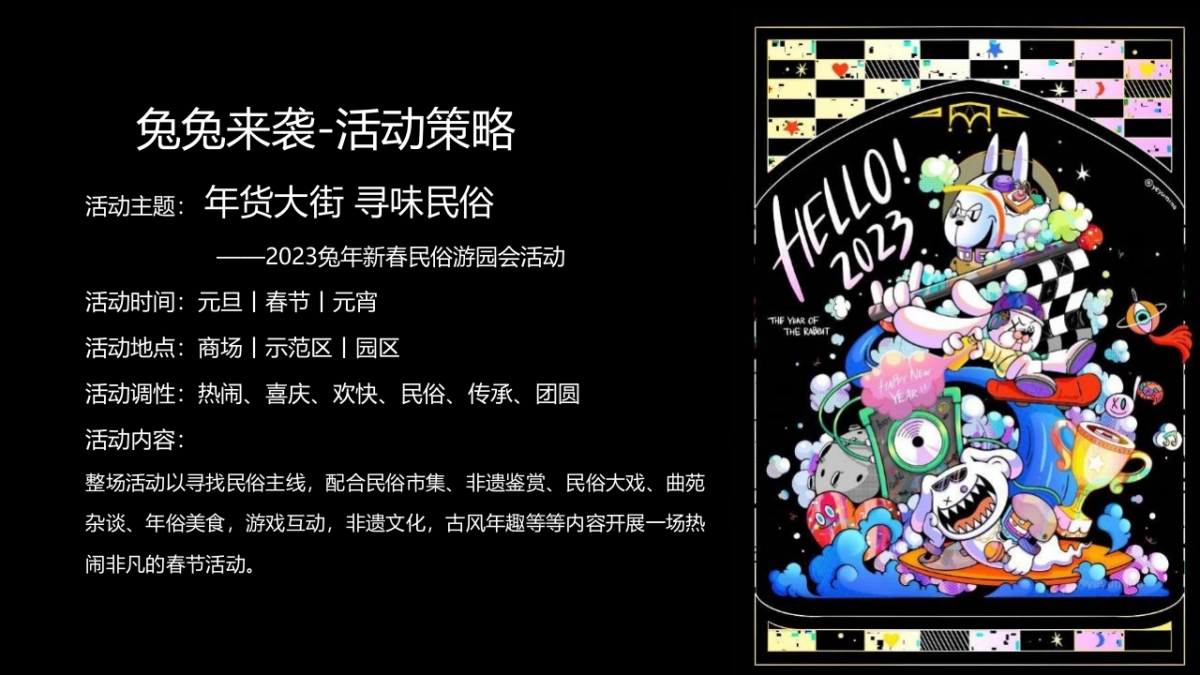 2023兔年新春年货大街 寻味民俗游园会活动策划方案_第7页