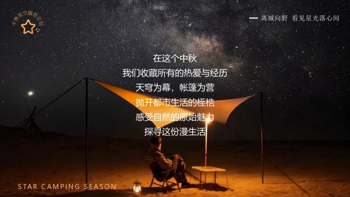 中秋露营季丨星空之旅中秋特别企划活动策划方案_第7页