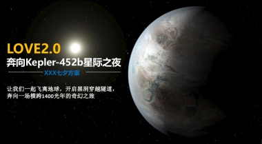 “奔向Kepler-452b星际之夜”七夕情人节主题创意活动策划方案