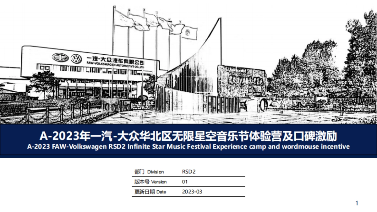2023年一汽大众华北区无限星空音乐节体验营_第1页