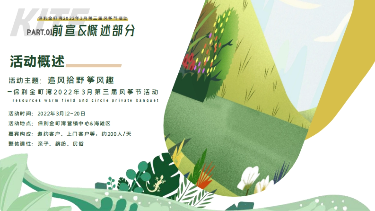 保利金町湾2022年3月第三届风筝节活动_第9页