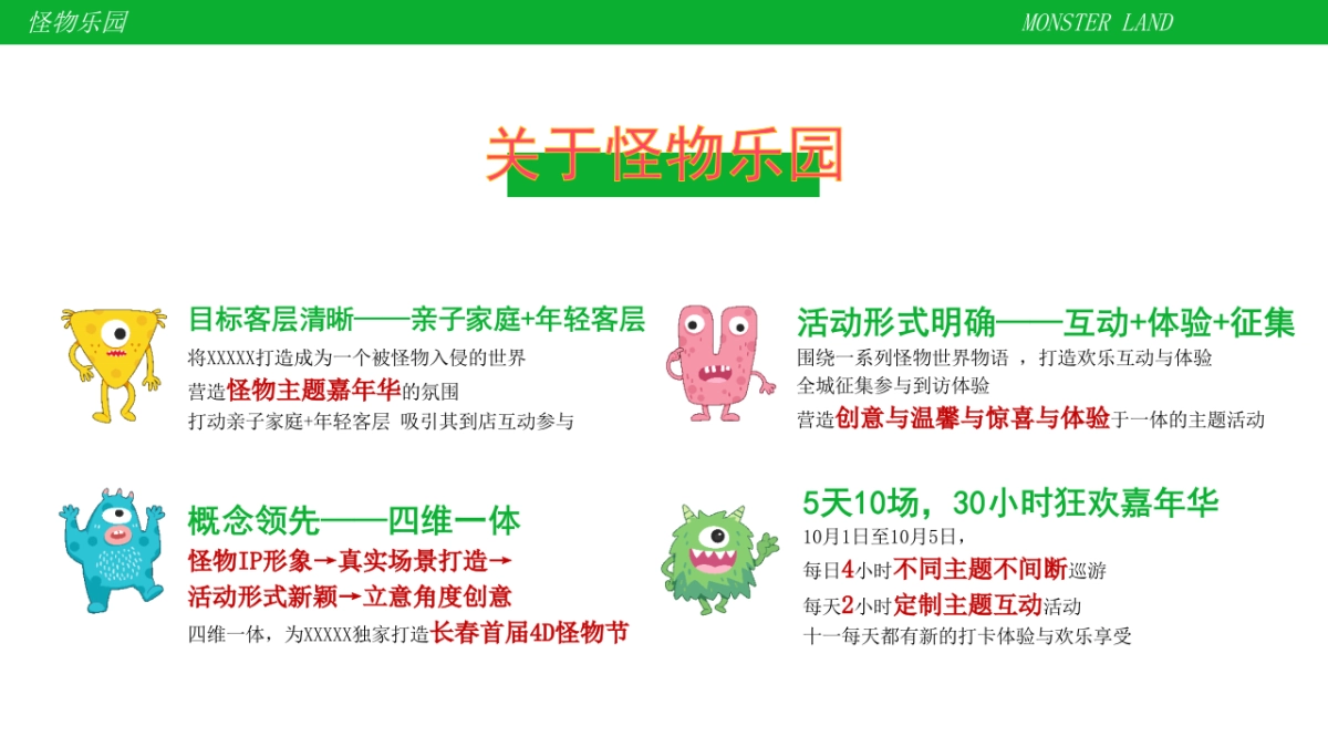 《MONSTER LAND怪物乐园》活动策划方案_第3页