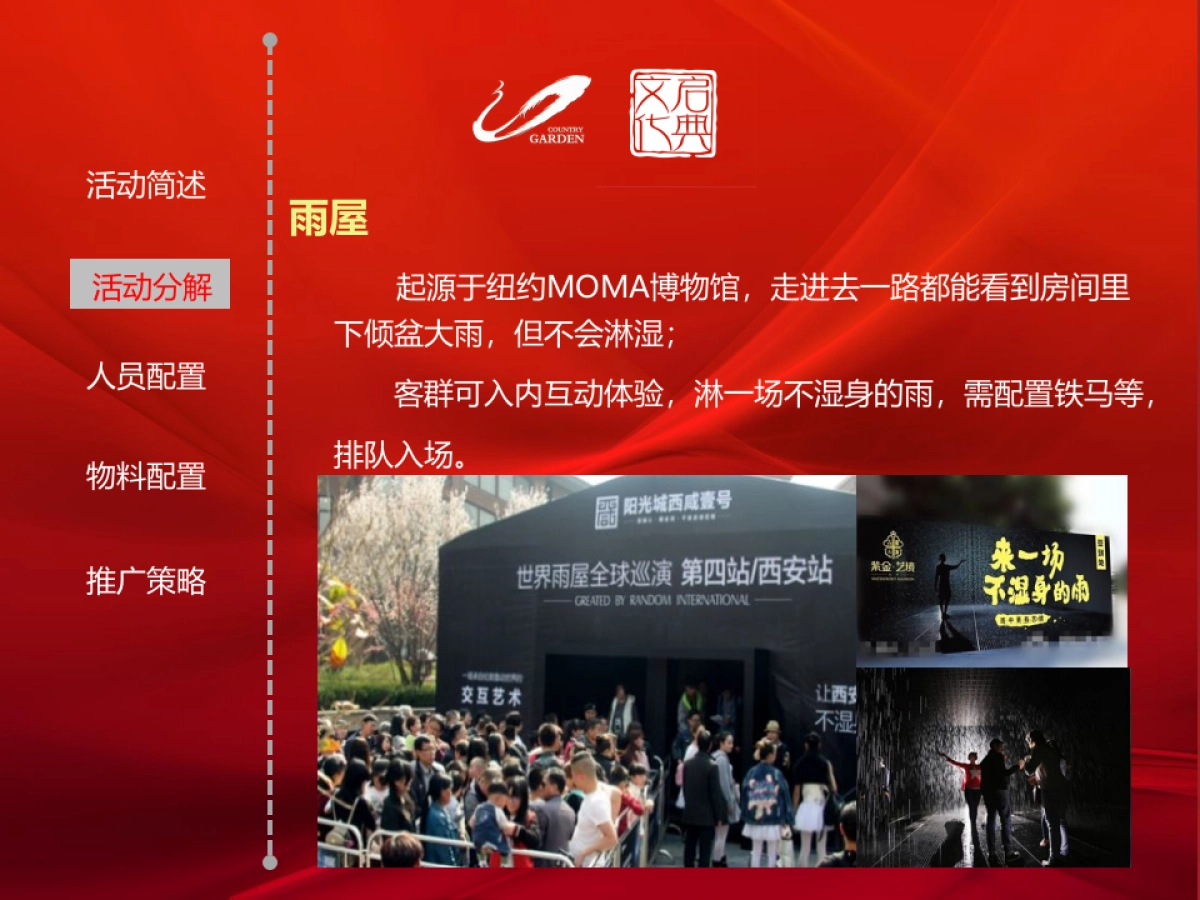 2017碧桂园天誉华府示范区开放活动策划案_第8页