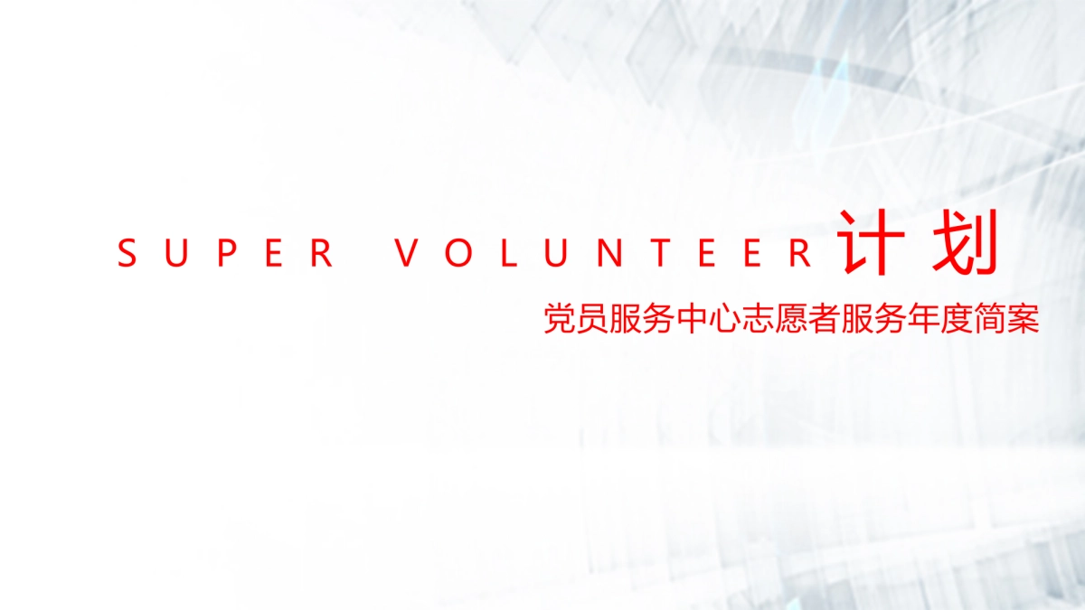 2017党员服务中心年度志愿者活动简案_第1页