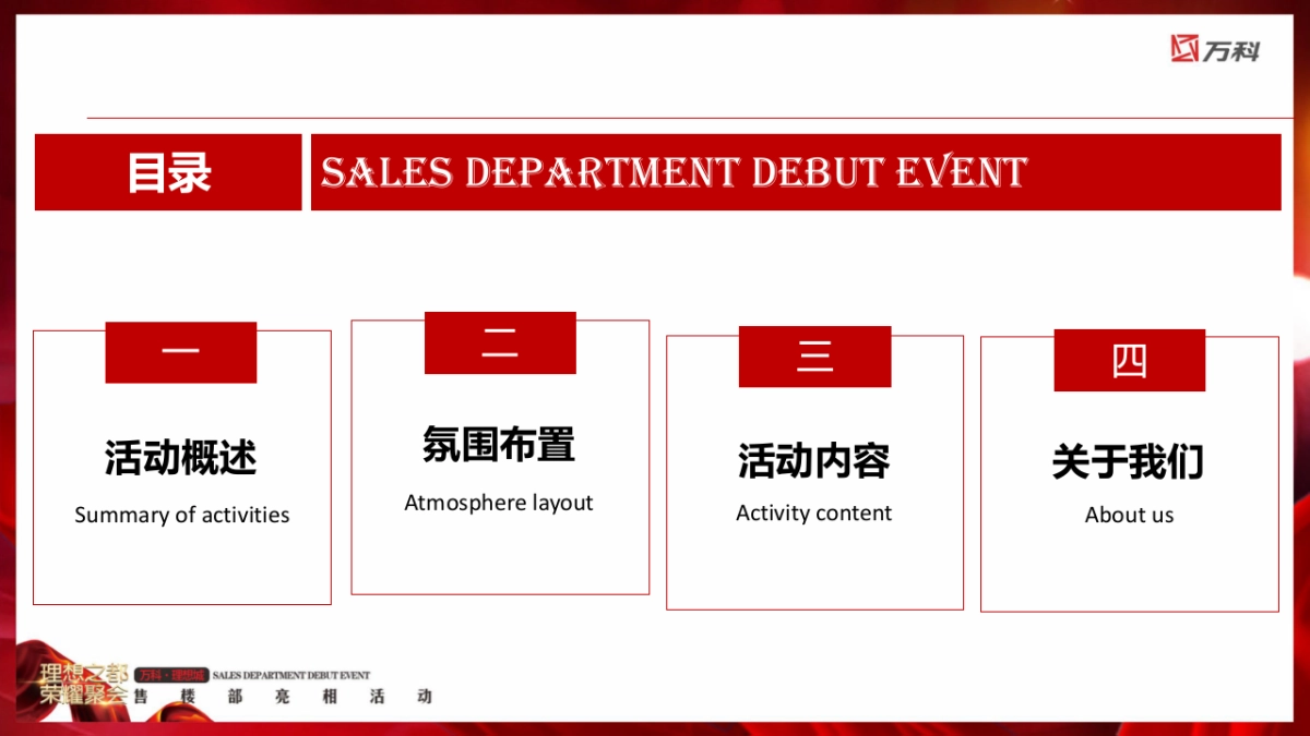 2017万科理想城售楼部亮相活动策划案_第2页