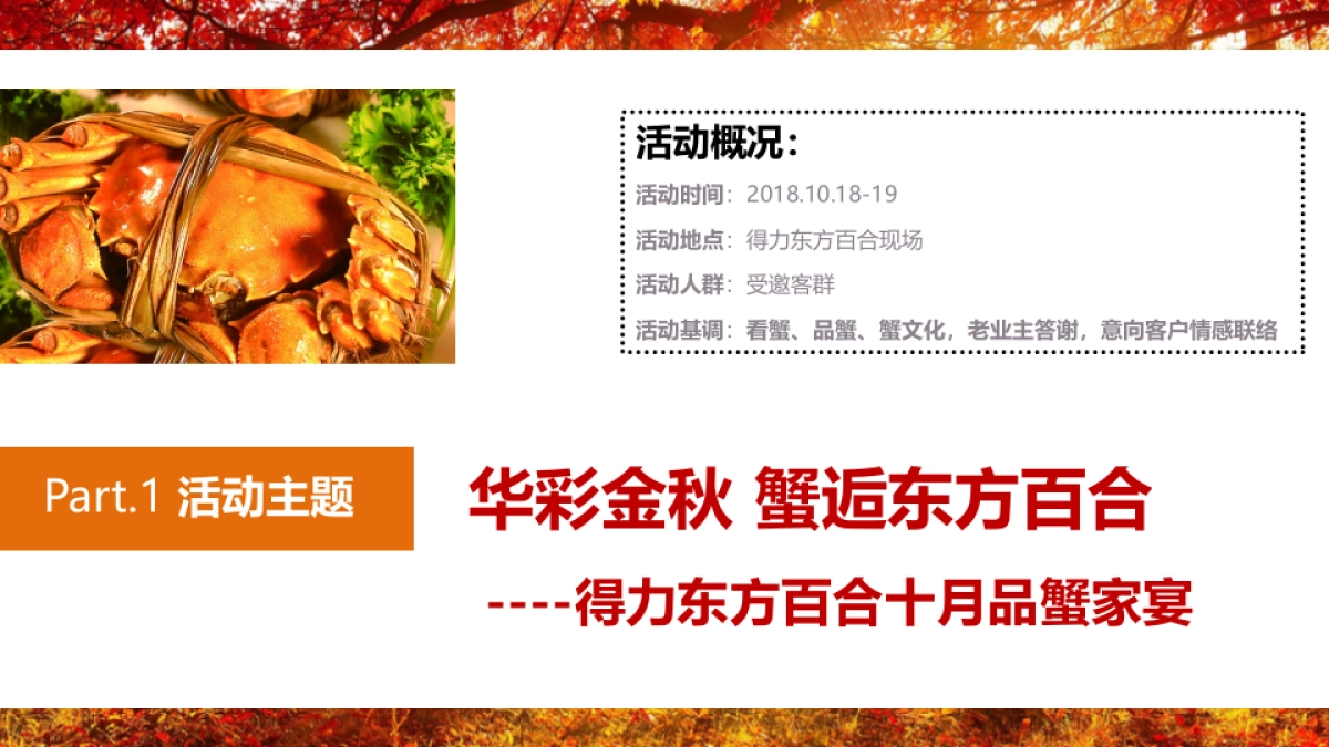 2018东方百合金秋活动策略方案_第2页