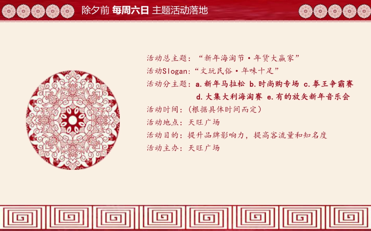 2018天旺广场新年海淘节年货大赢家系列主题活动方案_第10页