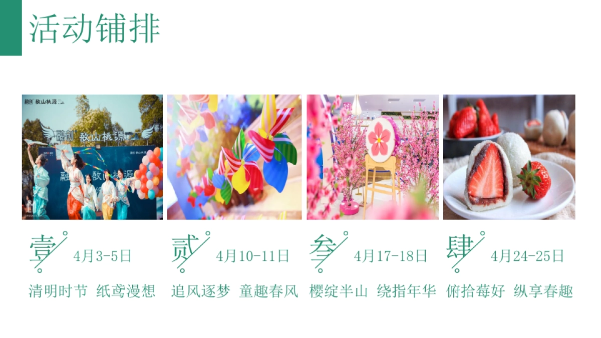 2021春季四月周末暖场“人间四月 慢享时光”活动策划方案_第9页