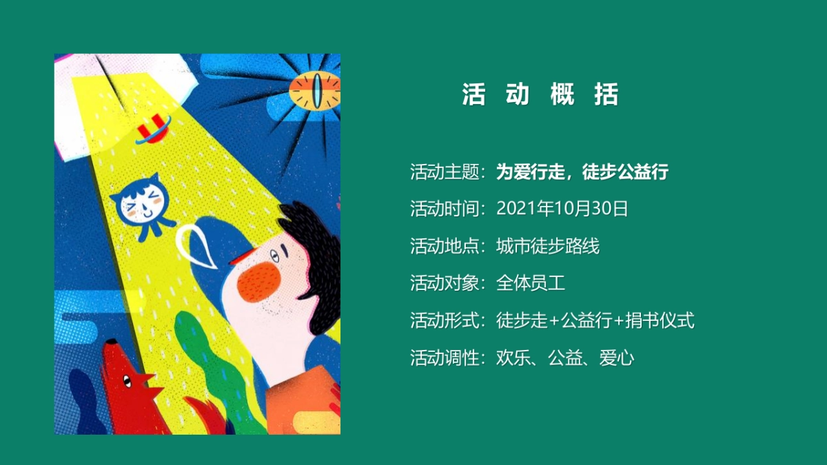 2021企业徒步活动（为爱行走，徒步公益行主题）活动策划方案-89P_第10页
